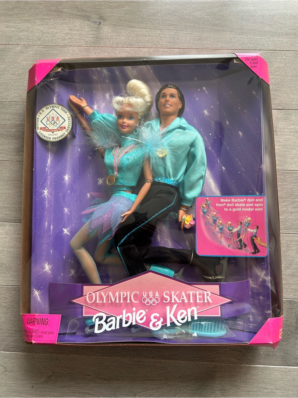 Olympic Skater Barbie And Ken Doll Set
